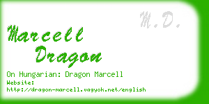 marcell dragon business card